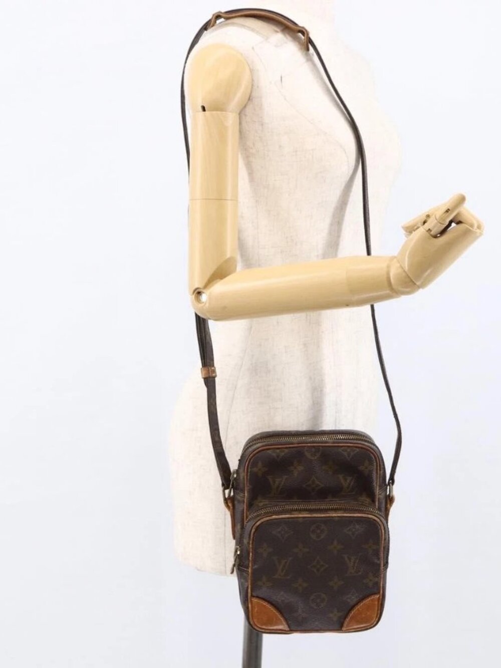 LOUIS VUITTON Monogram Amazon Shoulder Bag M45236 LV Auth hk3563